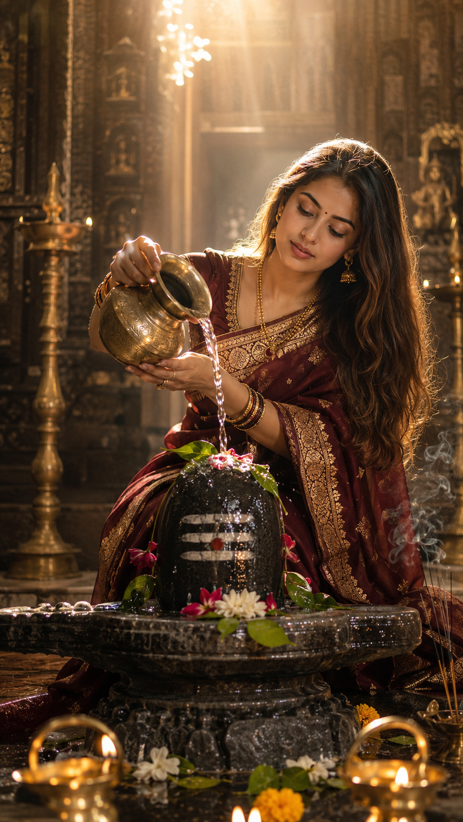 Mahadev Golden Temple Water Ritual Shravan