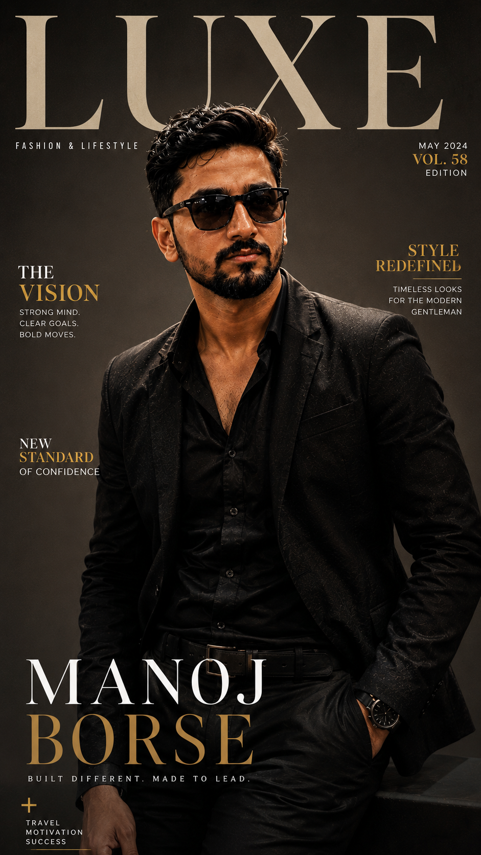 Magazine Cover Portrait