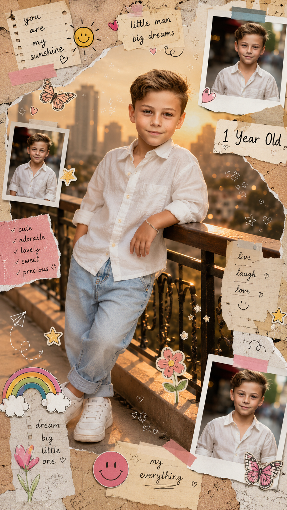 magical scrapbook-style