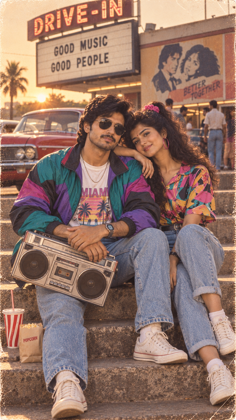 Retro Drive-In Romance