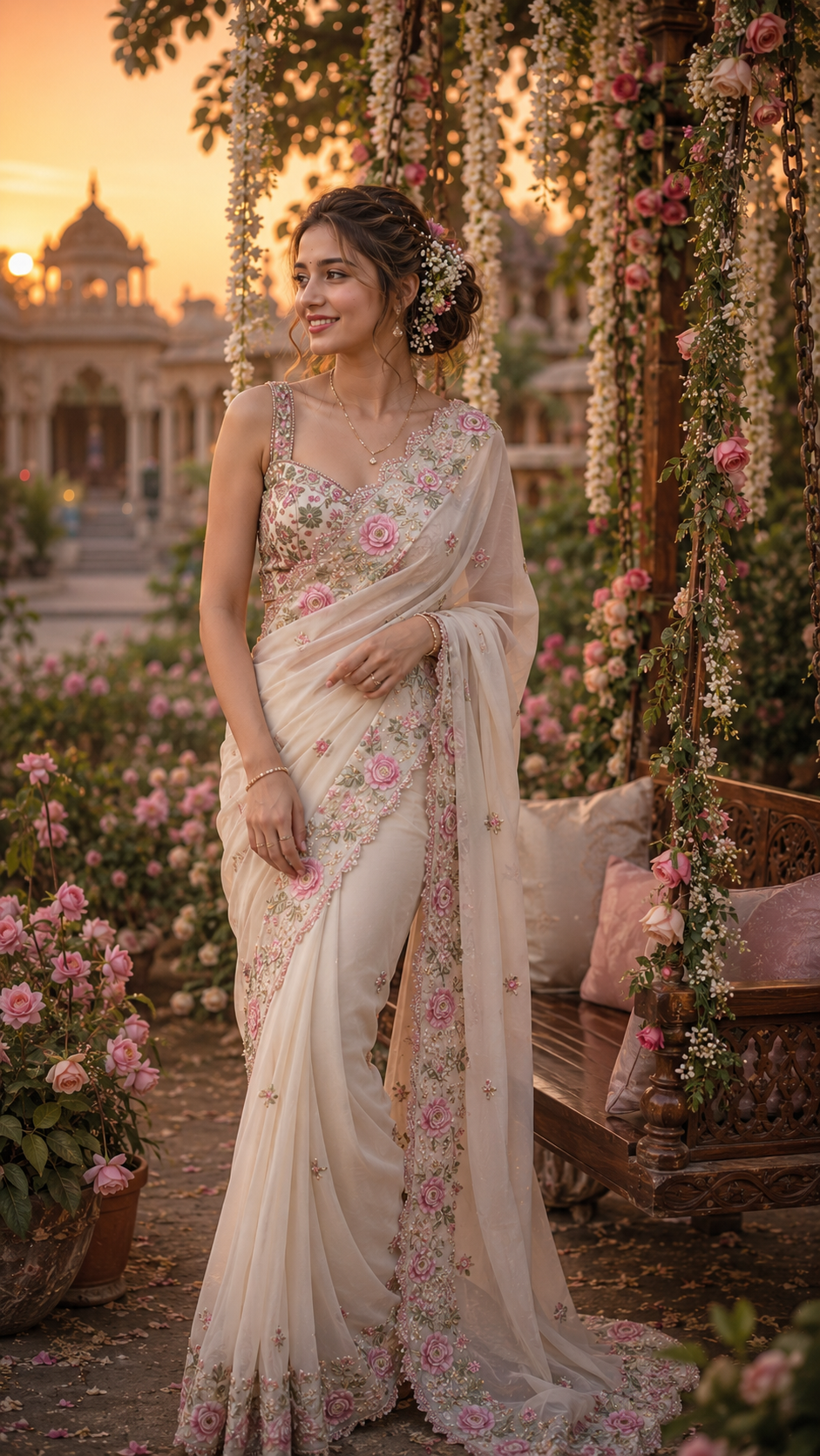Floral Saree Radha