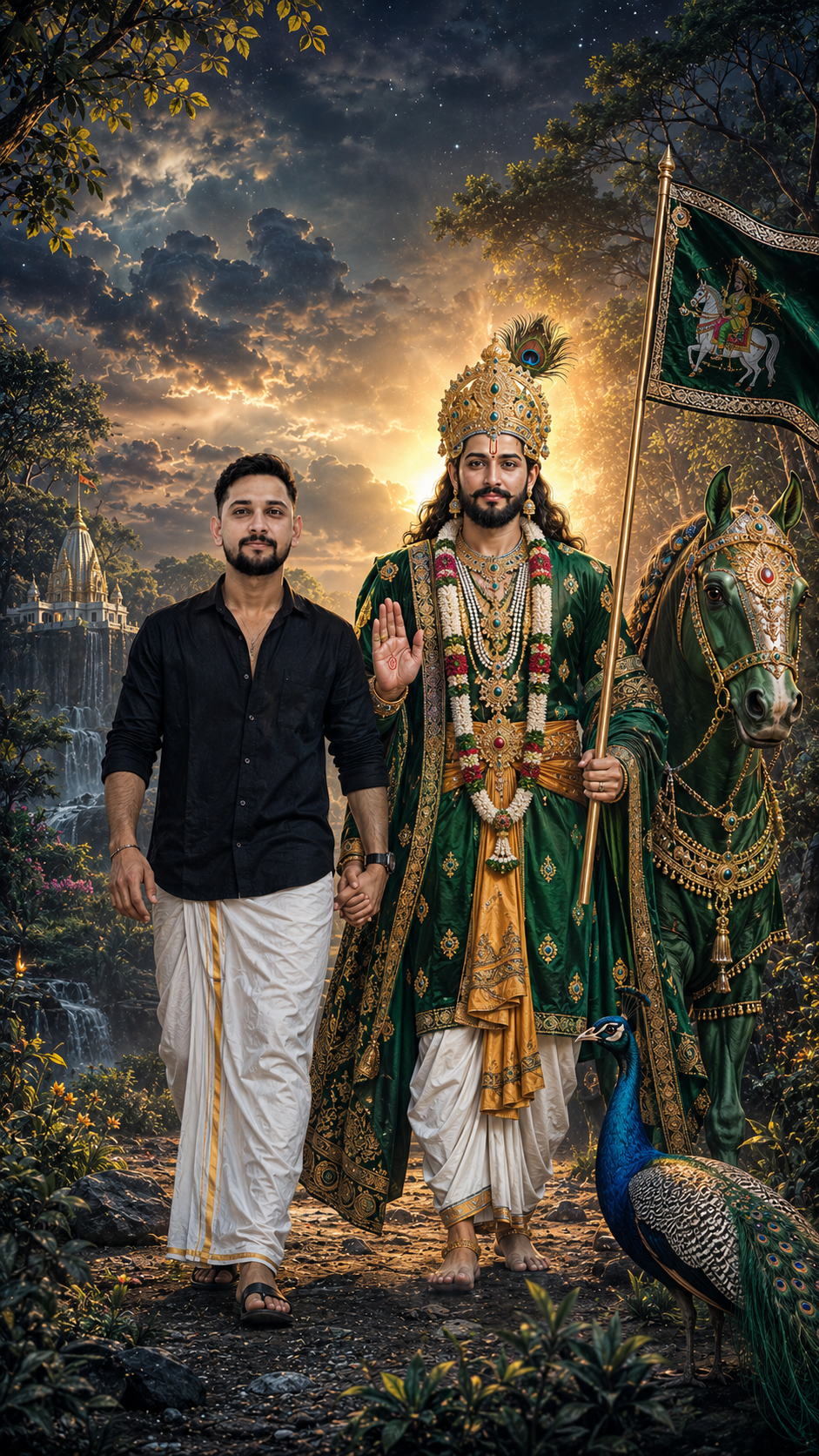 Divine walk through the sacred forest Ramapir
