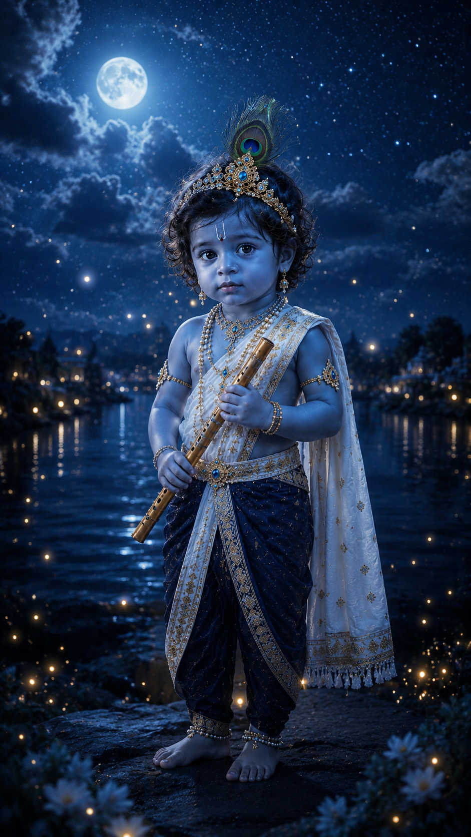Krishna Midnight Aesthetic