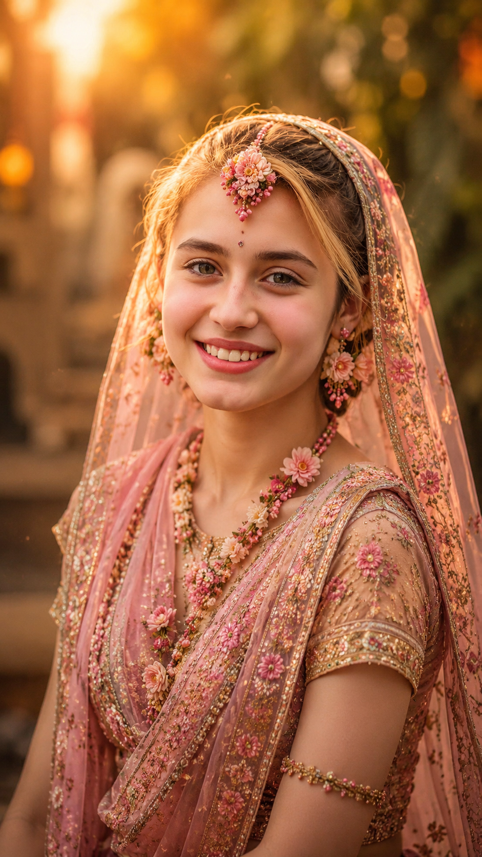 Traditional Radha Rani Look