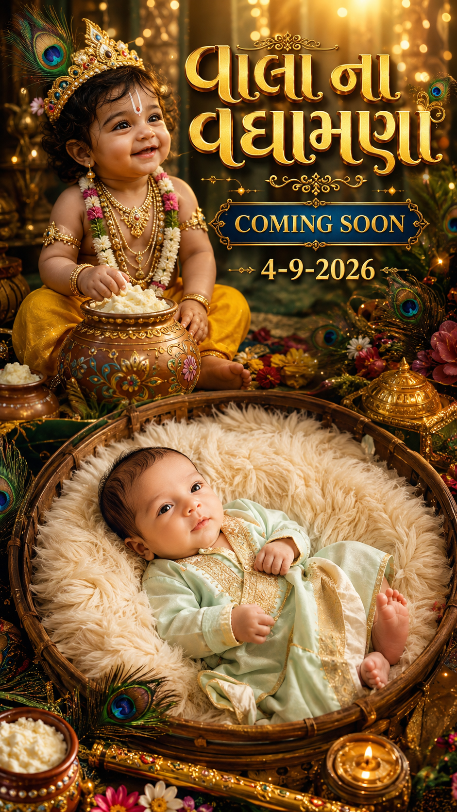 Krishna’s Golden Celebration Poster