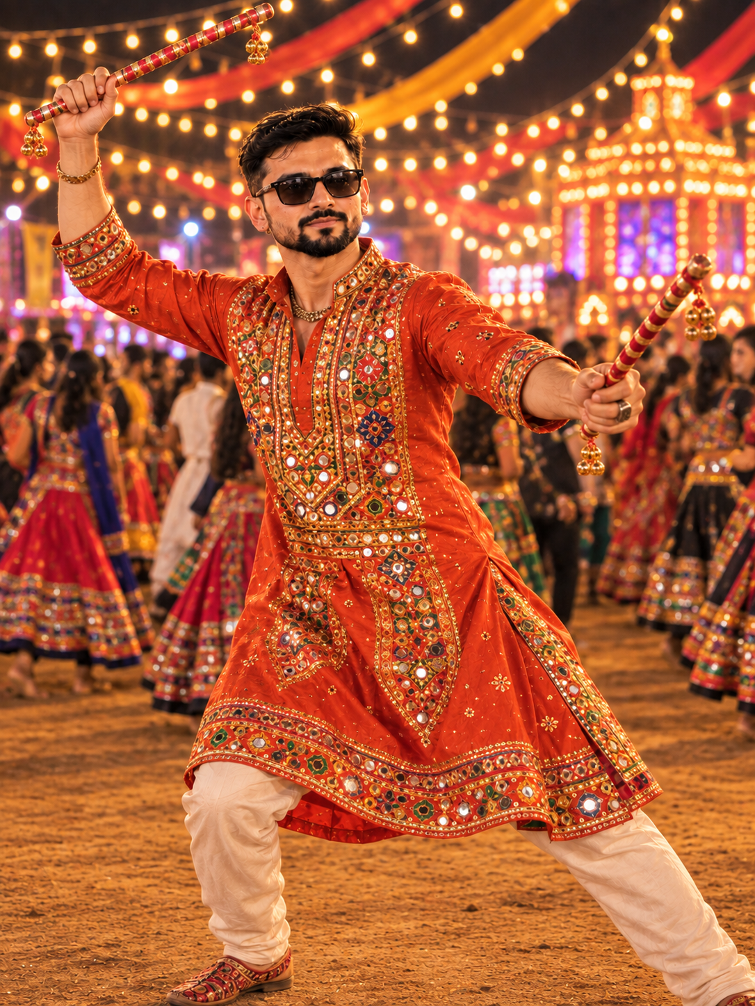 Traditional Gujarati Navratri Boys Look