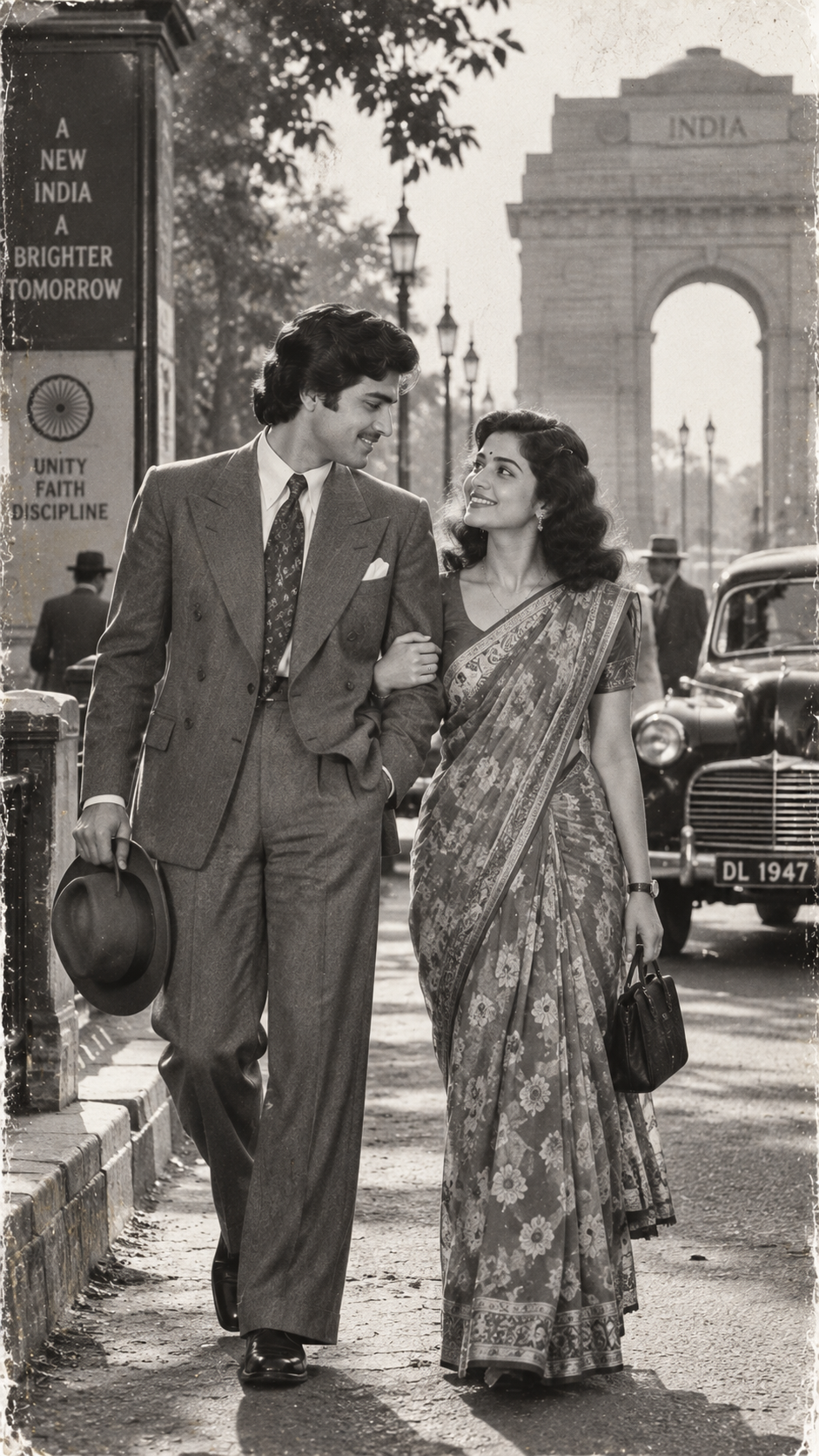 Vintage Romance at India Gate