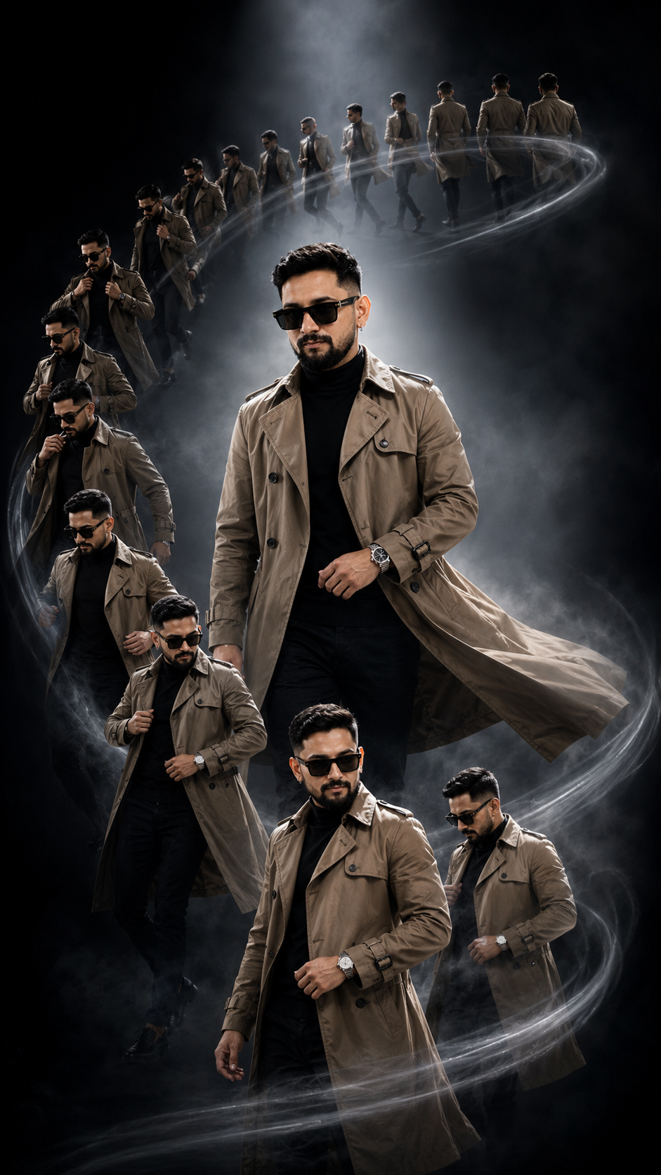 Time-Warp Trench Coat Spiral