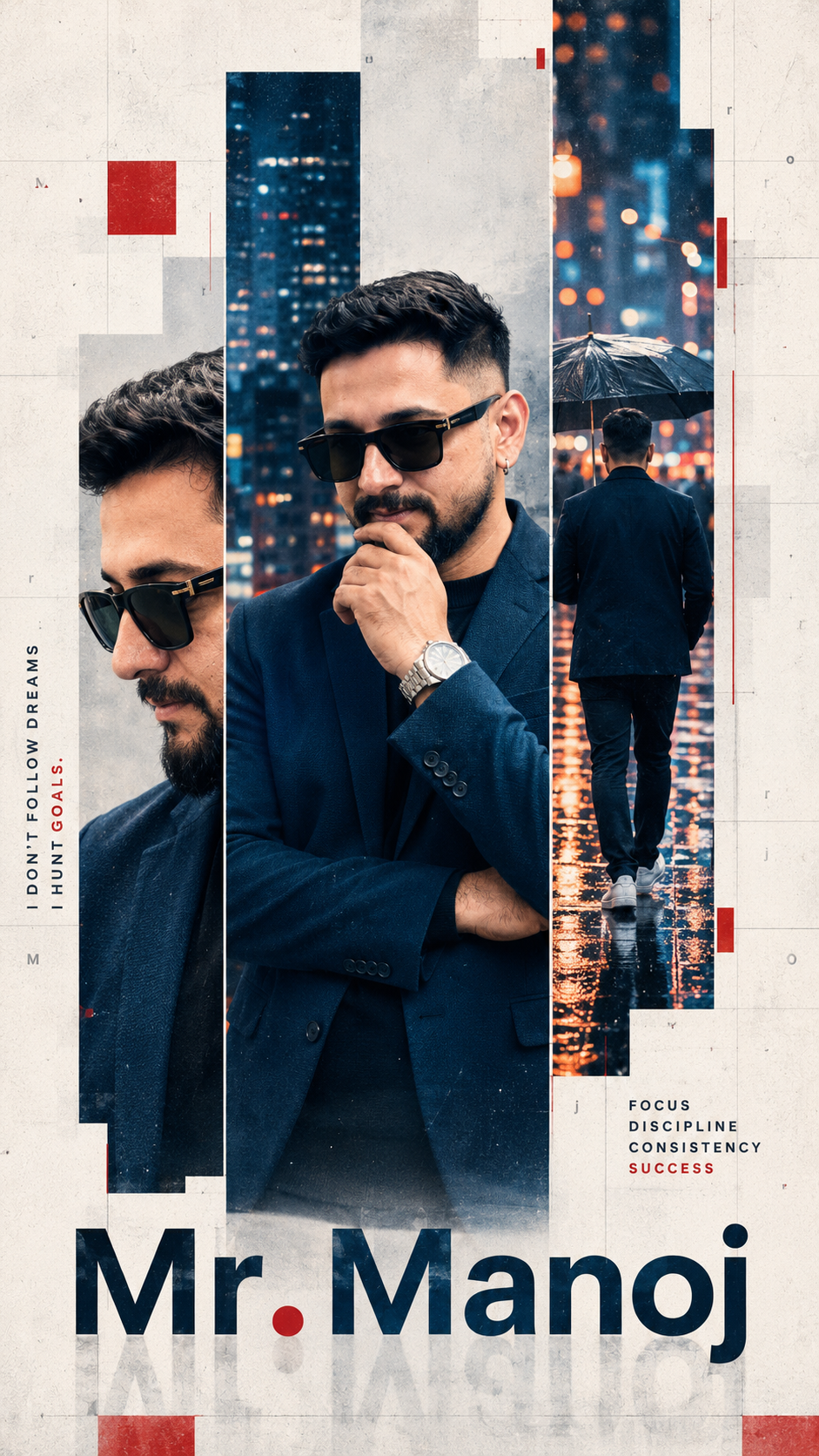 Cinematic portrait of Mr. Manoj