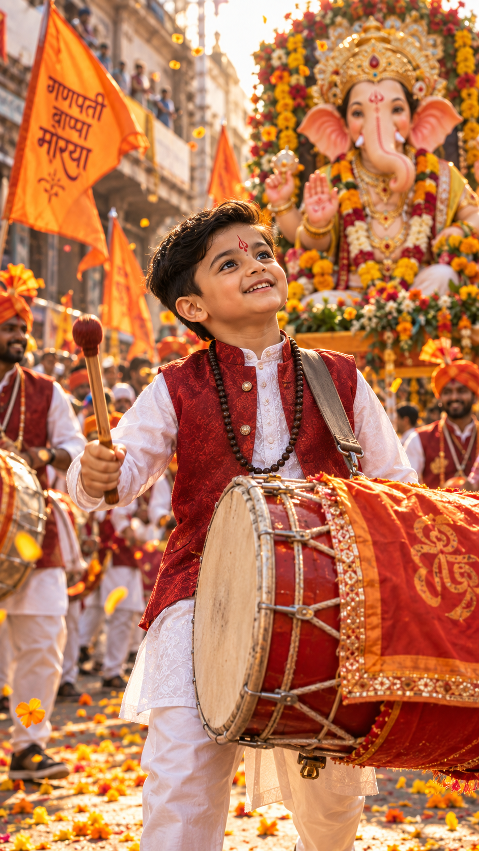 Ganesh Chaturthi With Drum