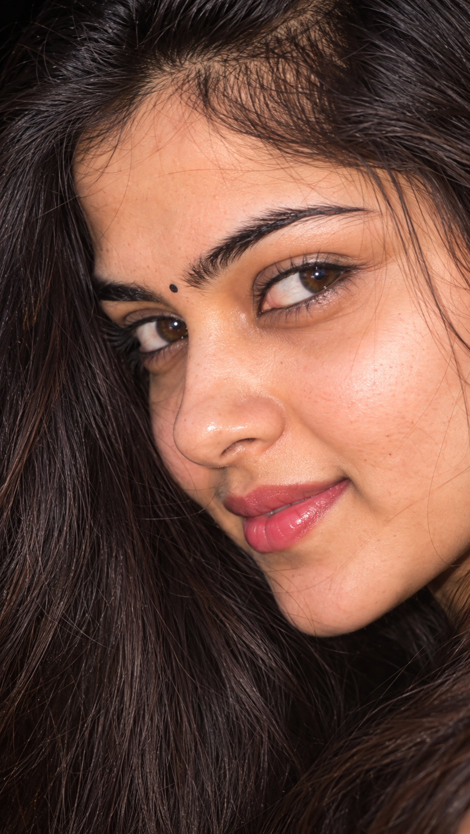 Close-Up Face Portrait