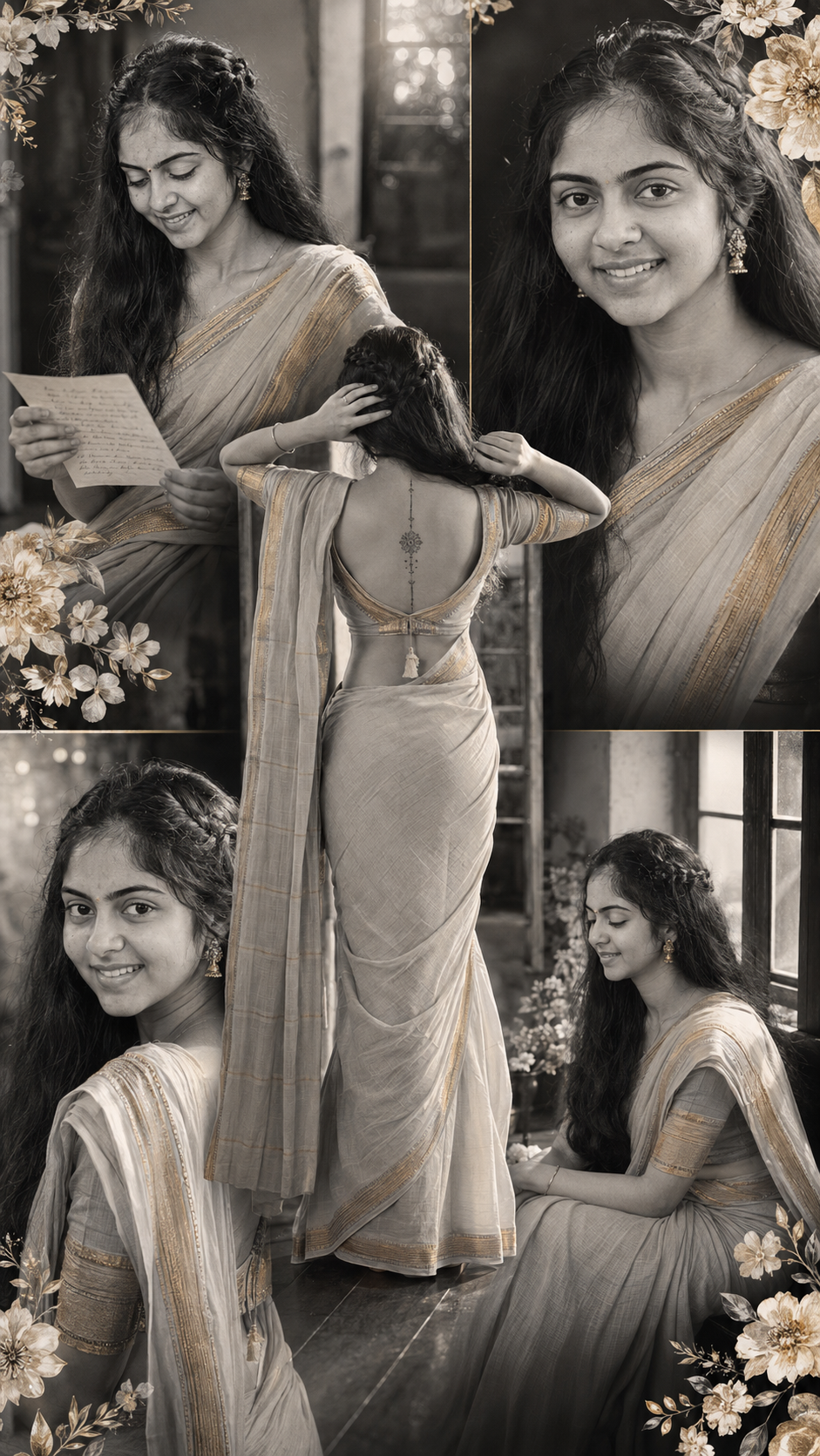 Elegant South Asian woman