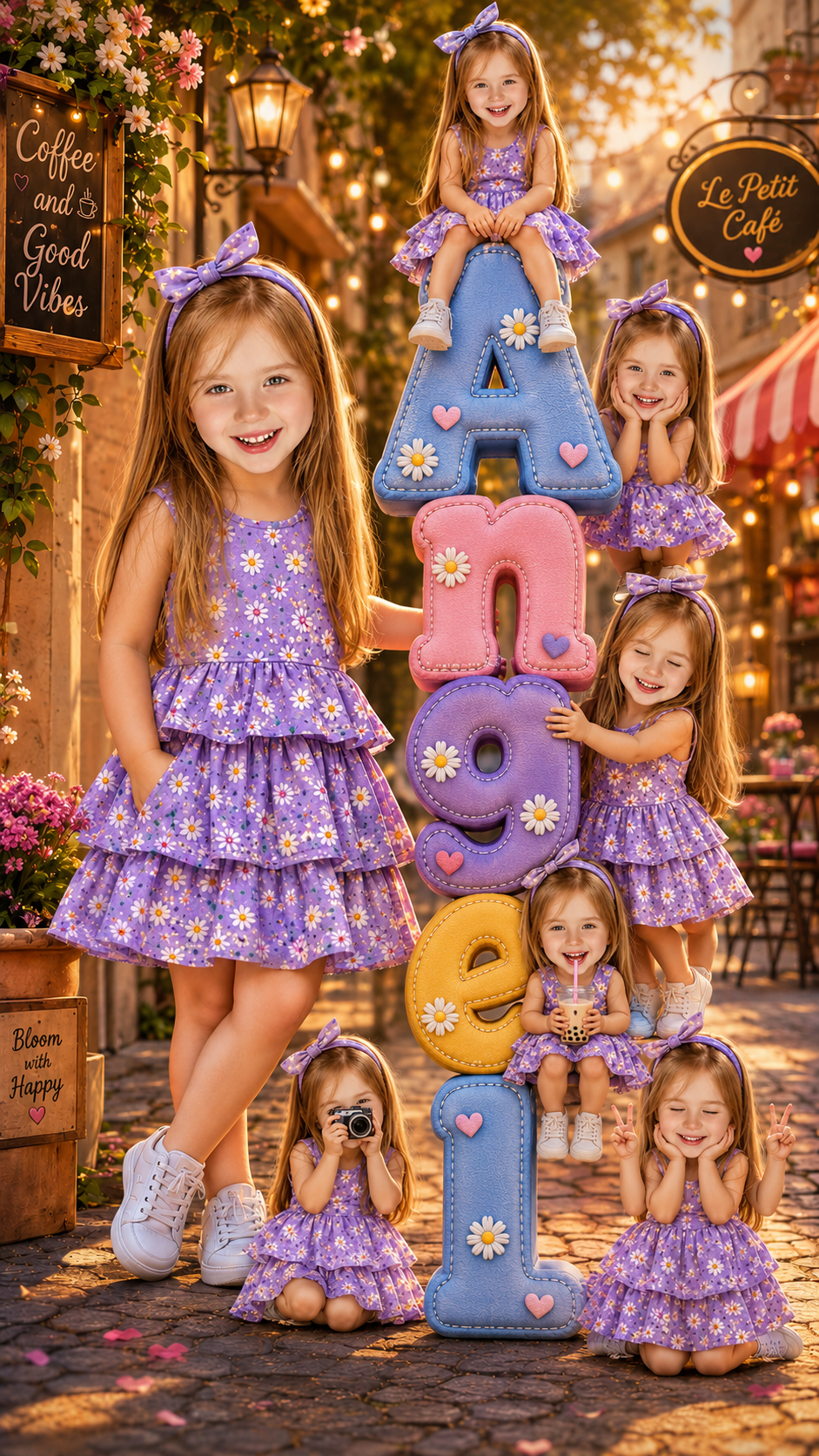 magical birthday cotellage poster