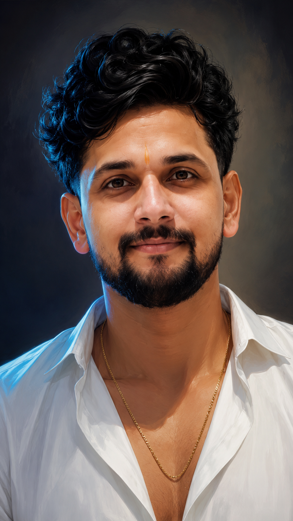 Confident portrait with a warm smile