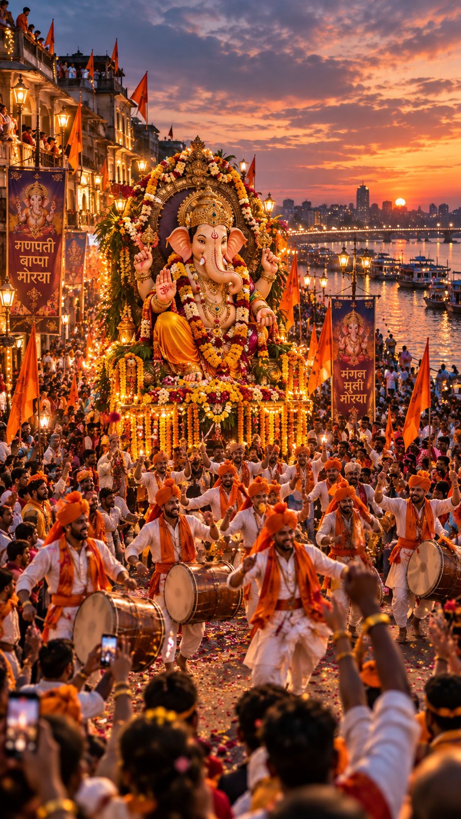 Ganesh Visarjan by the Waterfront