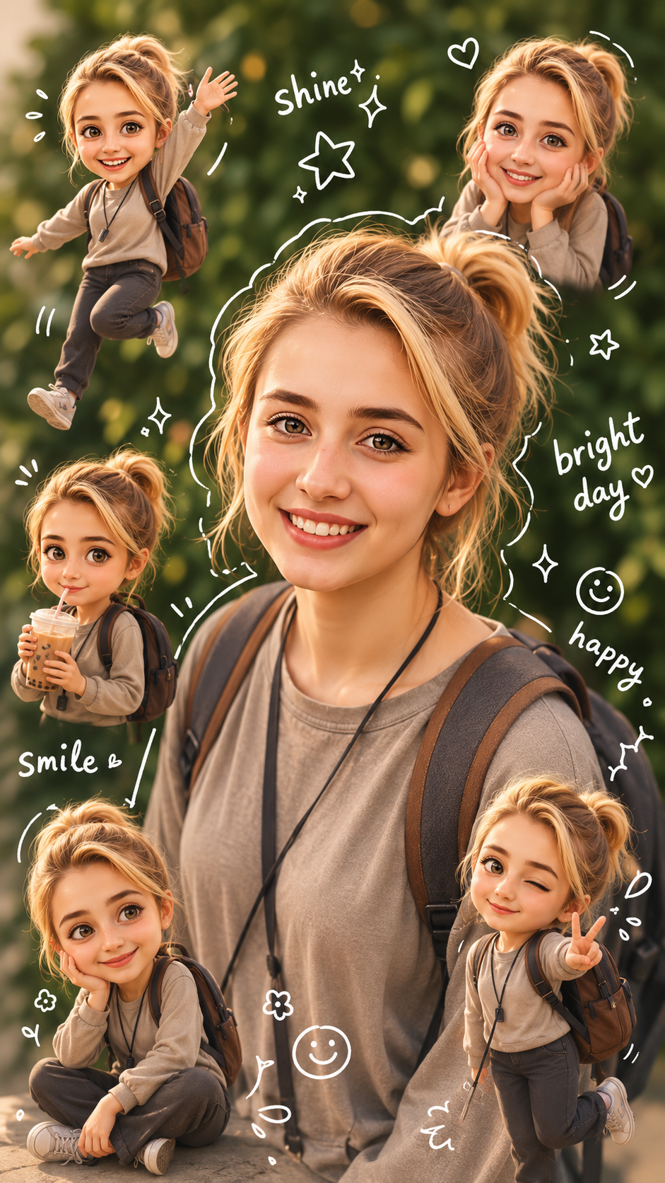3D cute style