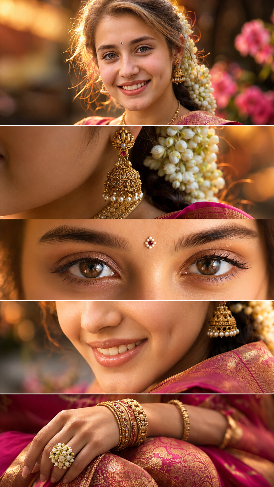 cinematic vertical collage