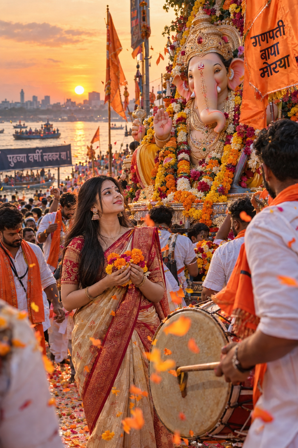 Traditional Ganesh Visarjan