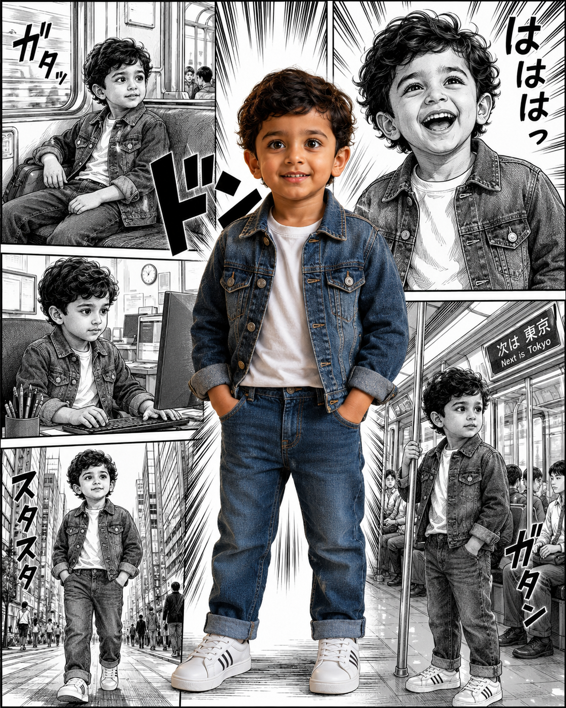 Manga Metro Adventures with Denim Boy