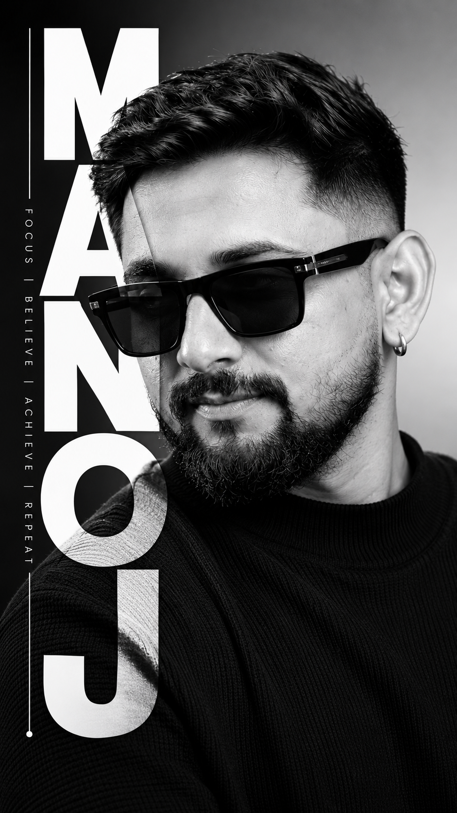 Vertical Manoj Editorial Portrait