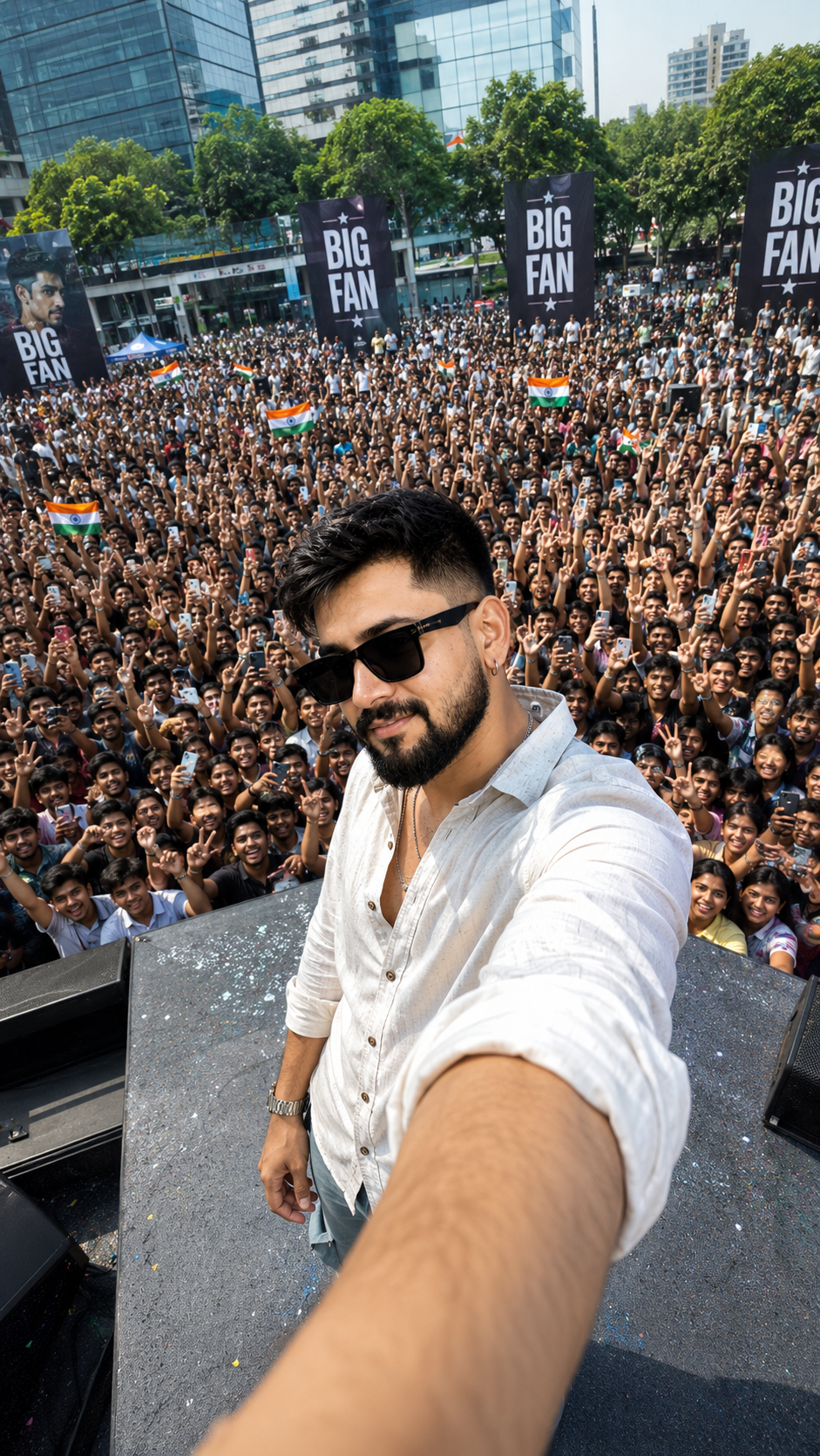 Massive Fan Event Selfie