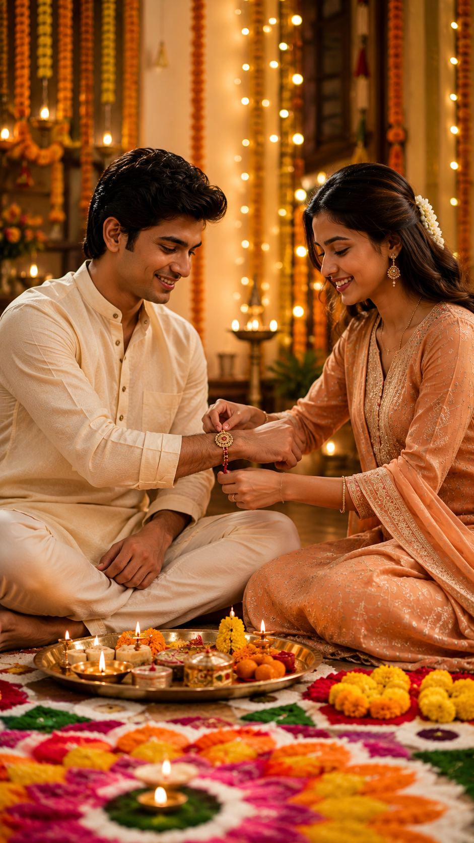 Traditional Brother & Sister Rakhi Ceremony