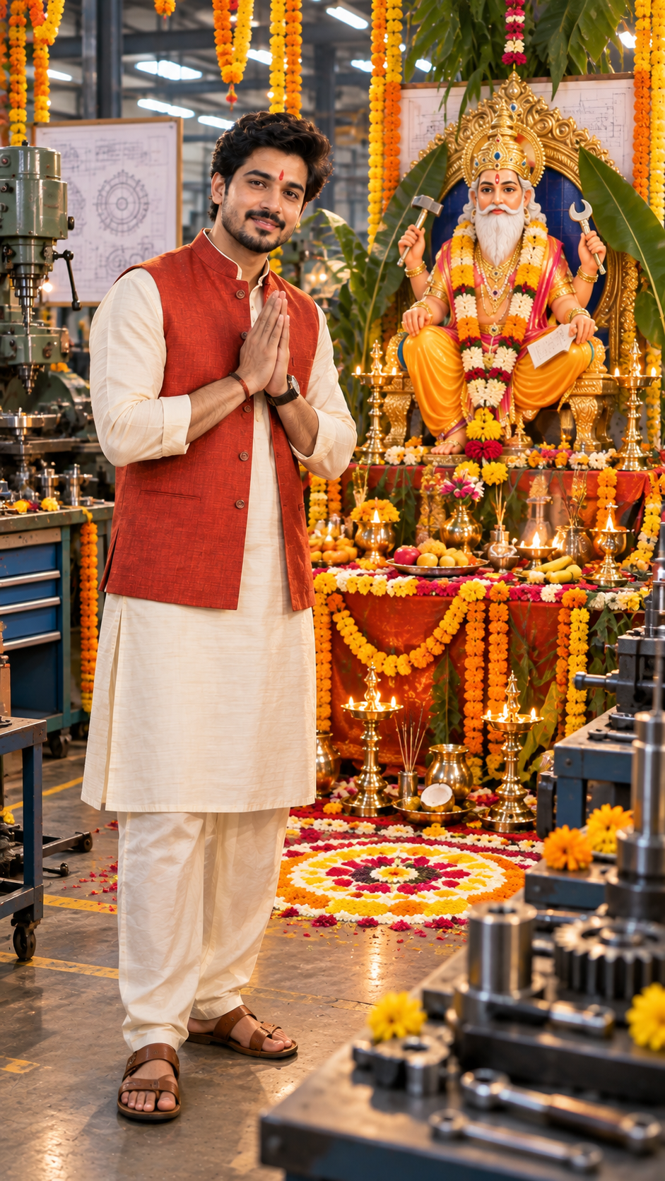 Vishwakarma Puja Man