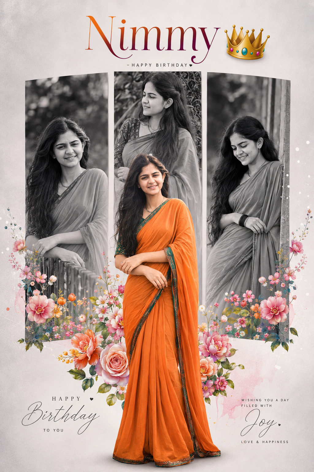 Happy birthday collage for Nimmy