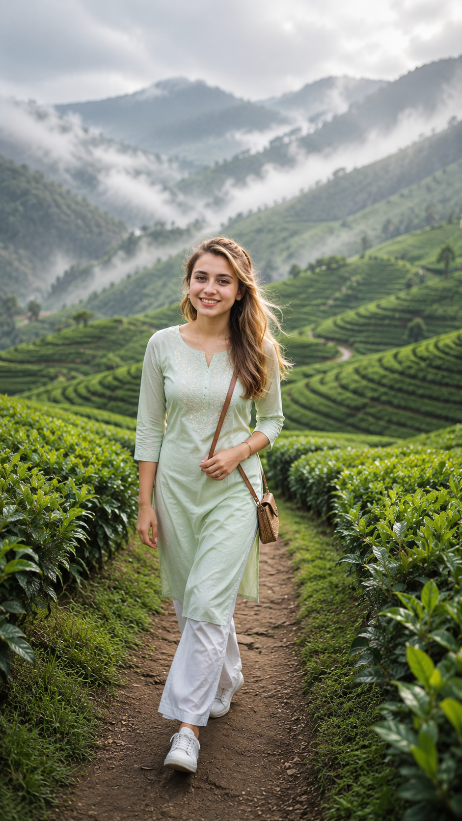 Munnar Tea Garden Girl