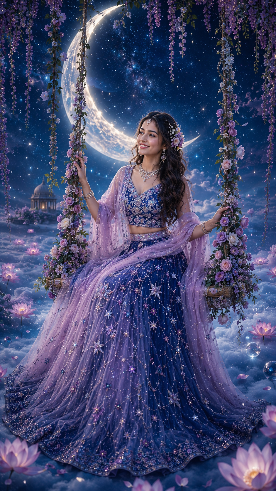 Dreamy Cosmic Radha