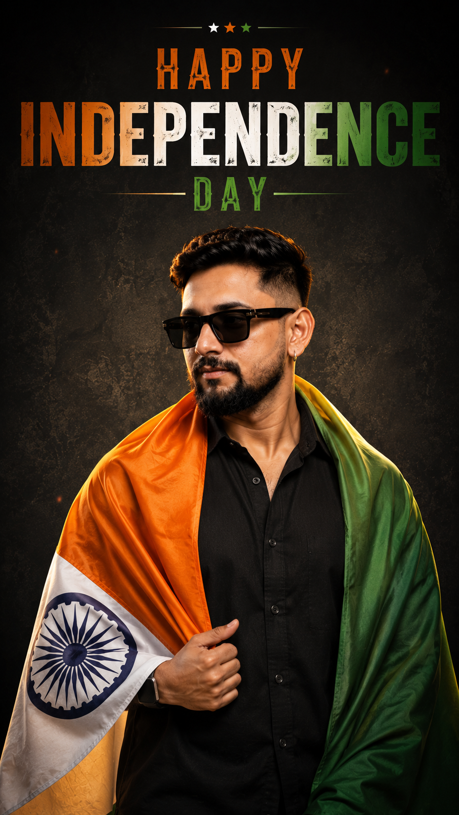Independence Day studio portrait