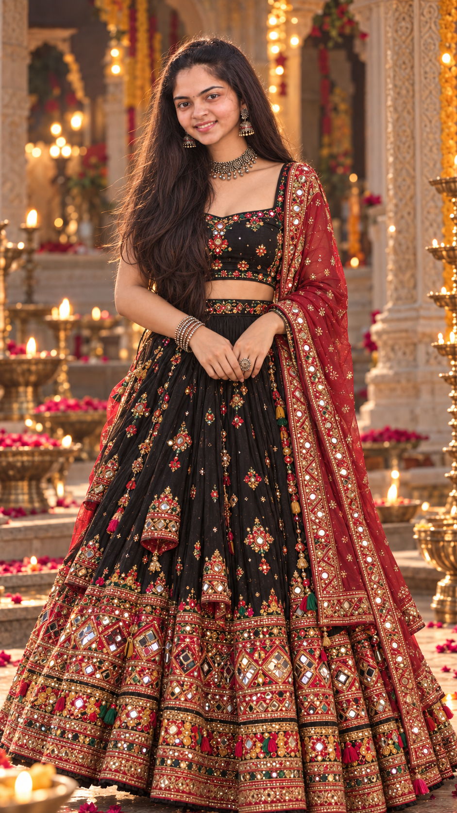 Traditional  Navratri Look