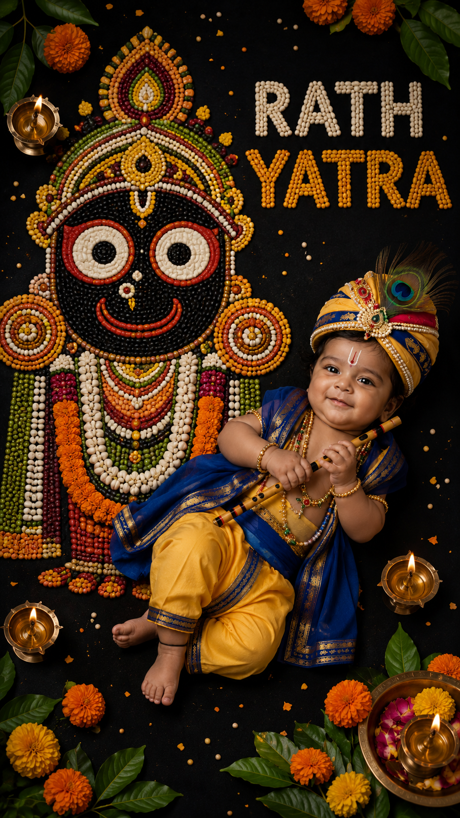 Lord Jagannath's face