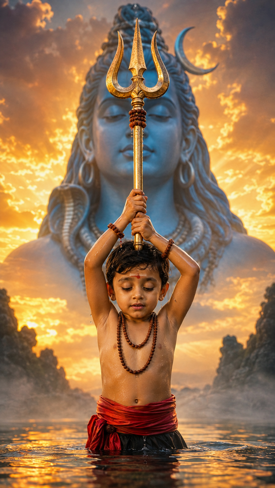 Cute Boy With Shiva