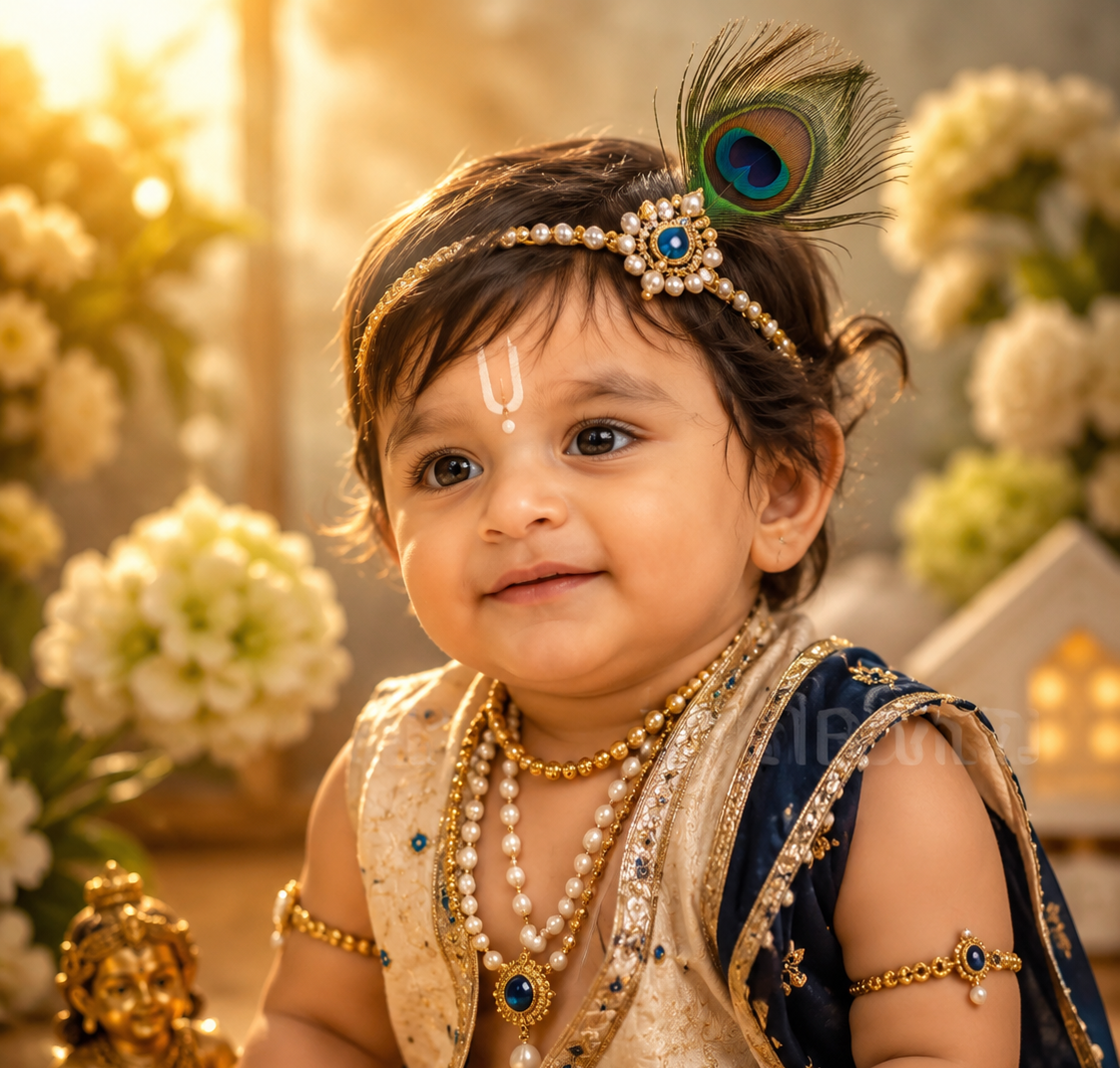 Cinematic Baby Krishna Prompt