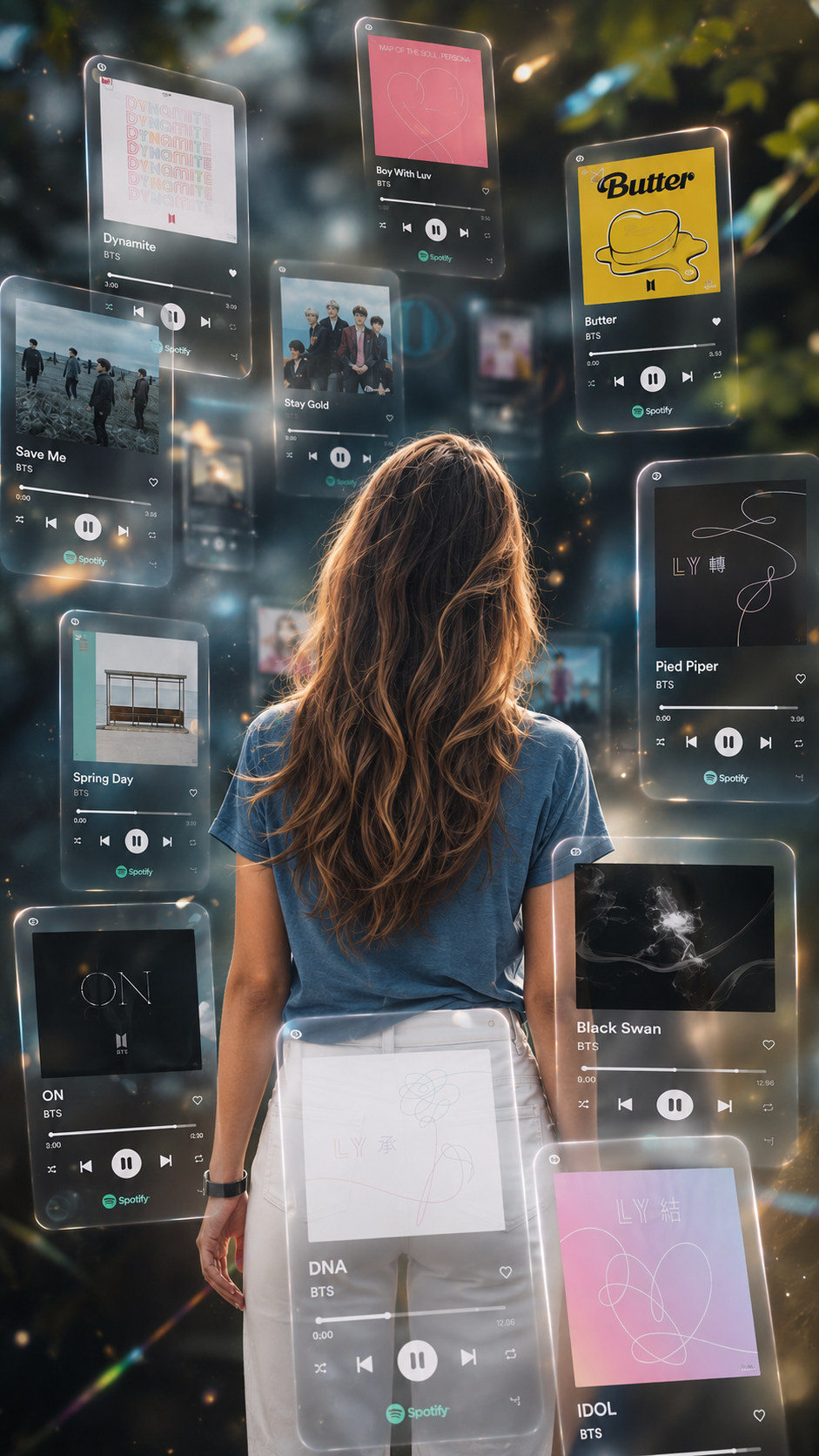 cinematic futuristic AR portrait