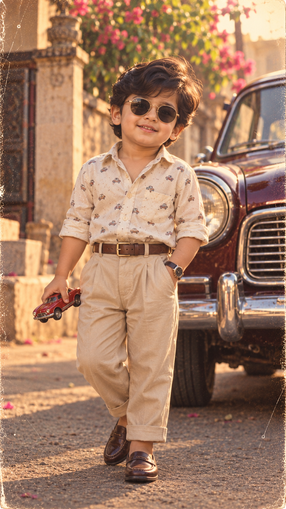 Vintage Cool by the Classic Car