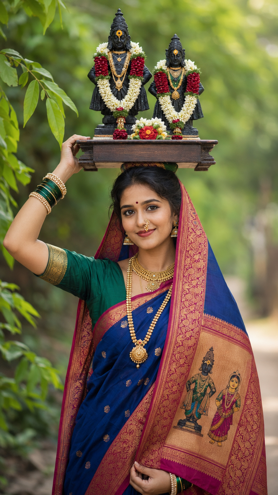 Serene moment in traditionals
