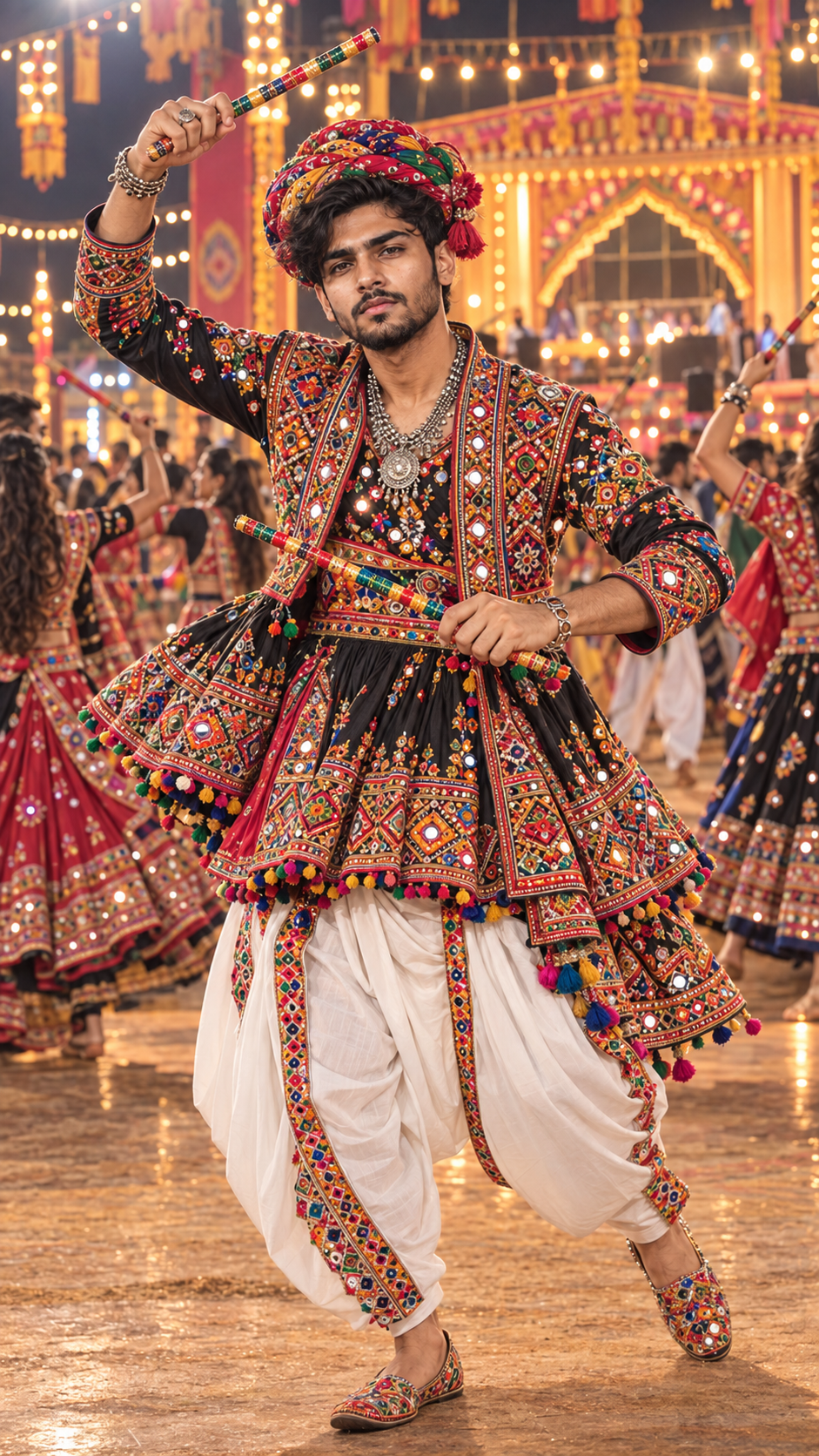 Man Navratri Portrait