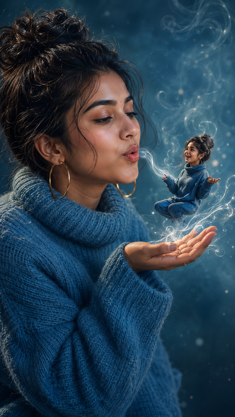 Tiny magic in a serene moment
