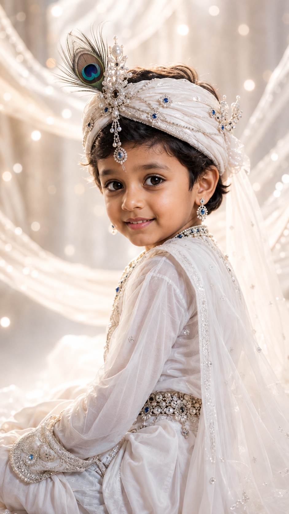 Little Prince in Peacock Finery