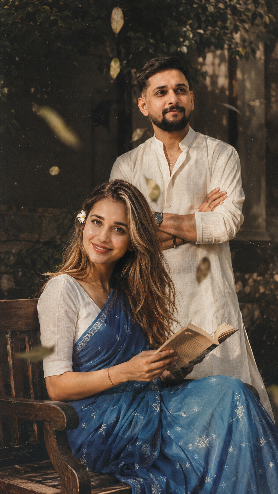 Romantic Old Style Couple