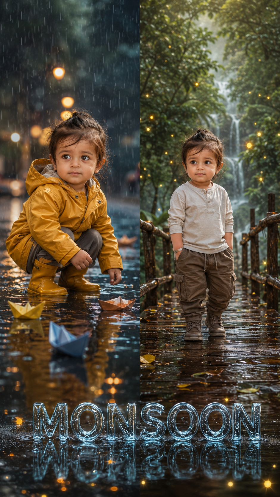 Monsoon moments in nature's embrace